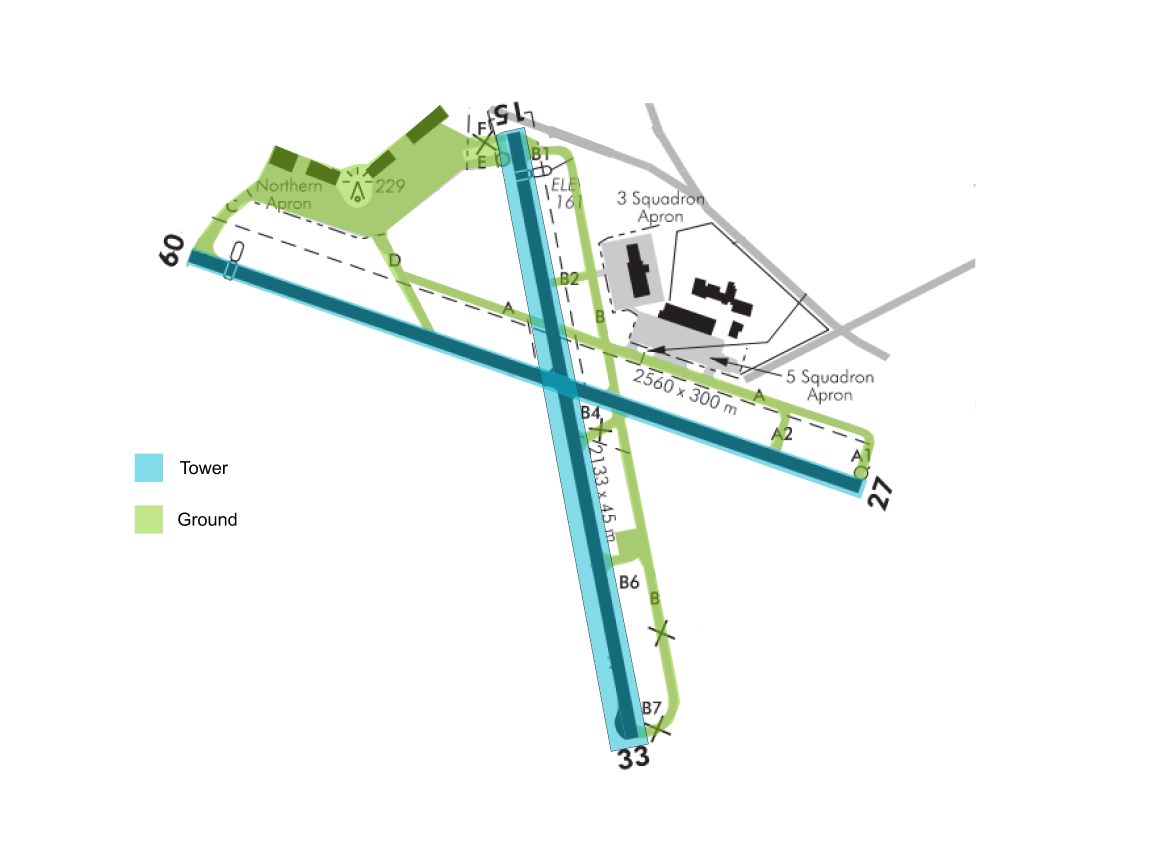 Ohakea areas of responsibility